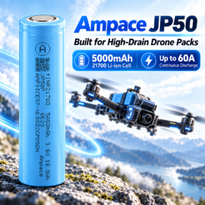 Ampace JP50 21700 5000mah 12C 60A Battery