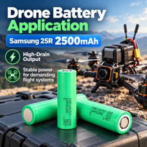 三星 25R 18650 2500mAh 10C 20A 电池