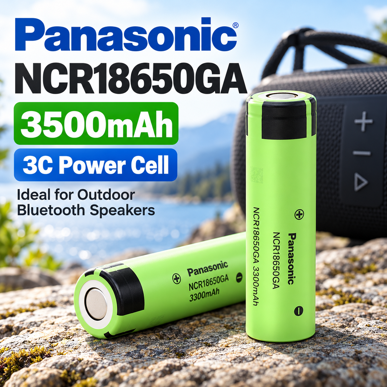 松下 NCR18650GA 3450mAh 10C 电池