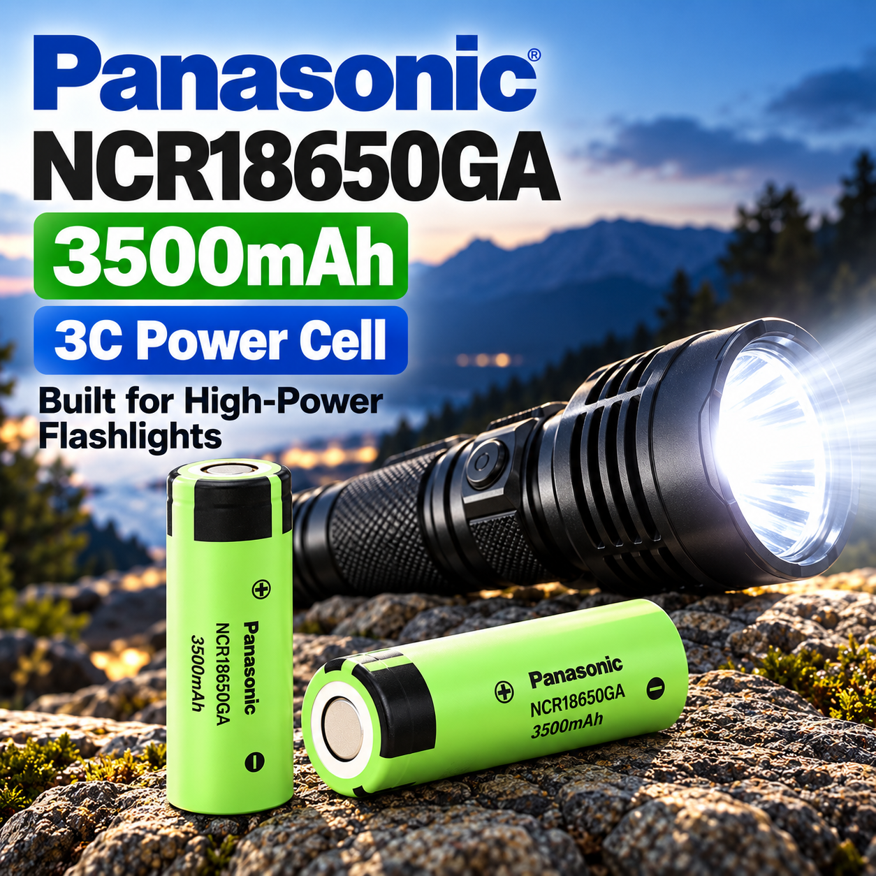 Panasonic NCR18650GA 3450mAh 10C Battery - 图片 2